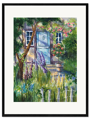 Framed art print Farm garden 