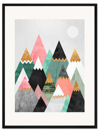 Gerahmter Kunstdruck Pretty Mountains