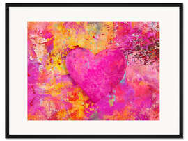 Gerahmter Kunstdruck heART