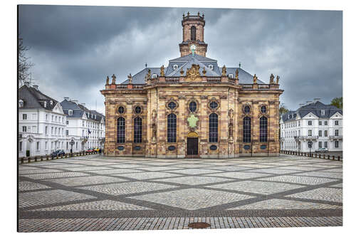 Tableau en aluminium Ludwigskirche in Saarbrücken (Saarland, Germany)