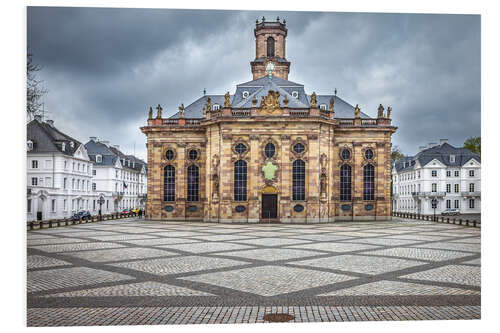 PVC-taulu Ludwigskirche in Saarbrücken (Saarland, Germany)