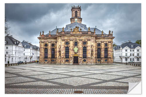 Naklejka na ścianę Ludwigskirche in Saarbrücken (Saarland, Germany)