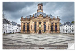 Selvklebende plakat Ludwigskirche in Saarbrücken (Saarland, Germany)