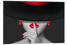 Magnettafel Sei still