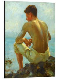 Magnettafel Ruderer im Schatten