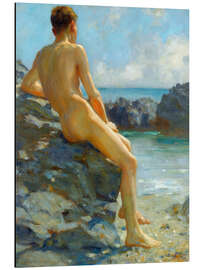 Magnettafel Der Badegast