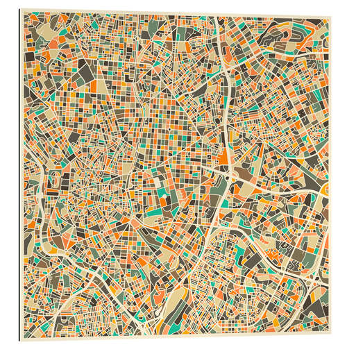 Gallery print Madrid Map I