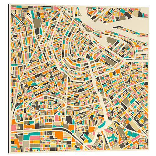 Gallery print Map of Amsterdam