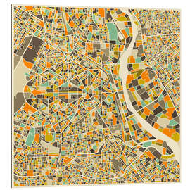 Magnettafel New Delhi Karte