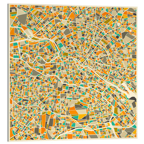 Gallery print Map of Berlin I