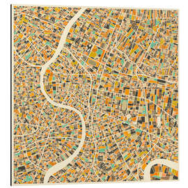 Magnettafel Bangkok Karte I