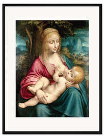 Gerahmter Kunstdruck Madonna
