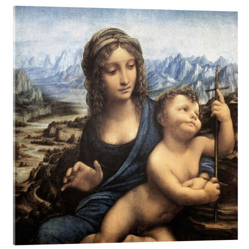 Akrylbillede Madonna of the Yarnwinder