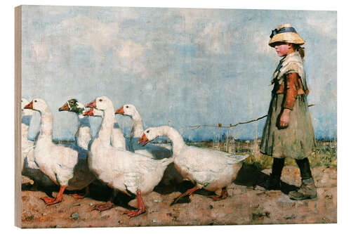 Wood print To pastures new