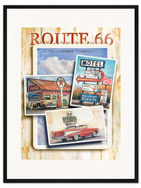 Gerahmter Kunstdruck Mainstreet America