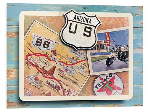 Foam board print American West Roadside