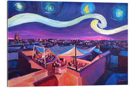 Galleriprint Starry Night in Marrakech   Van Gogh Inspirations on Fna Market Place in Morocco