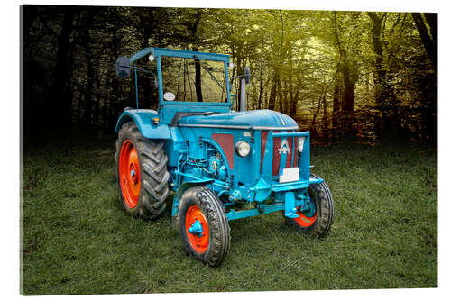 Akrylglastavla Hanomag Traktor Oldtimer III