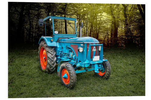 Foam board print Hanomag Tractor Oldtimer III