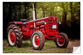 Selvklebende plakat McCormick Tractor Oldtimer II