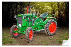 Selvklebende plakat Deutz Tractor Oldtimer II