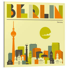 Aluminium print Skyline of Berlin