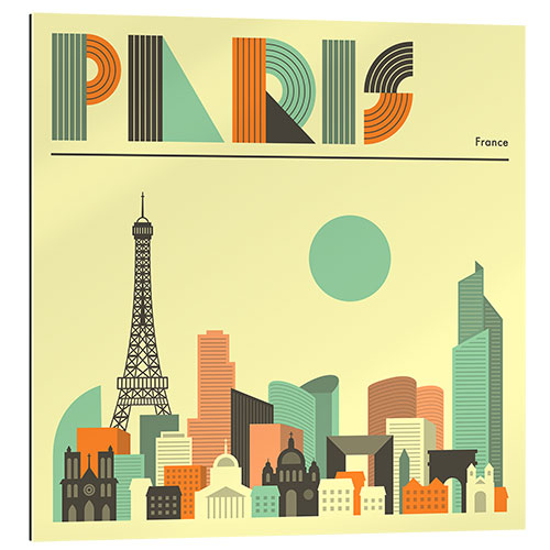 Gallery print Paris skyline