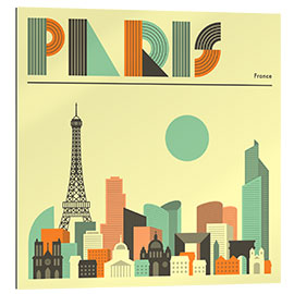 Gallery print Paris skyline