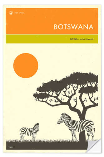 Autocolante decorativo Botswana