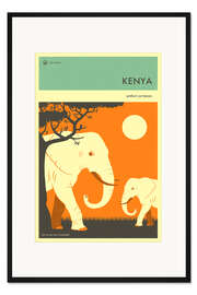 Gerahmter Kunstdruck Kenya