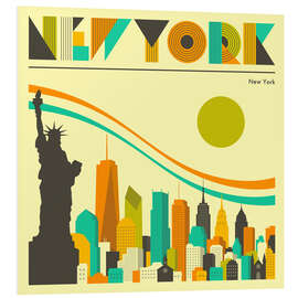 Tableau en PVC Skyline de New York