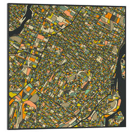 Gallery print Montreal Map