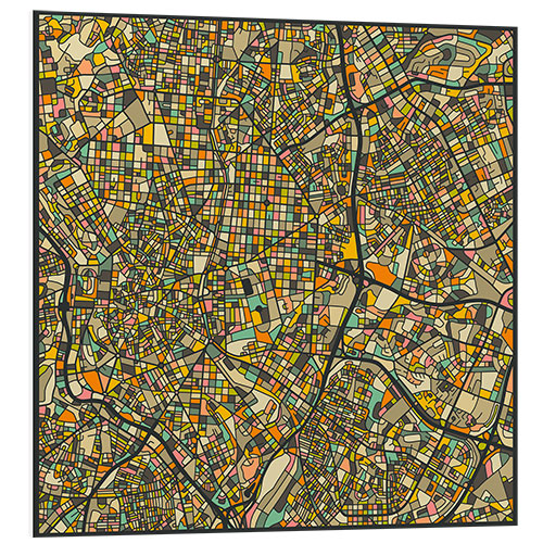 Stampa su PVC Mappa di Madri III