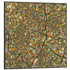 Magnettafel Madrid Karte III