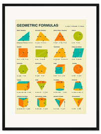 Gerahmter Kunstdruck Geometric Formulas