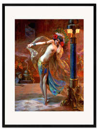 Innrammet kunsttrykk Dance of the Seven Veils