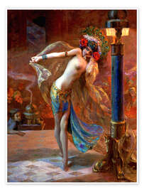 Poster Tanz der sieben Schleier