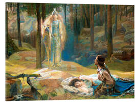 Acrylglasbild Brunhilde entdeckt Sieglinde und Siegmund, 1894