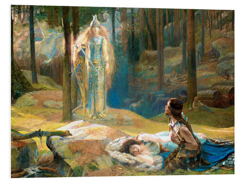 Quadro em PVC Brunhilde discovered Sieglinde and Siegmund, 1894