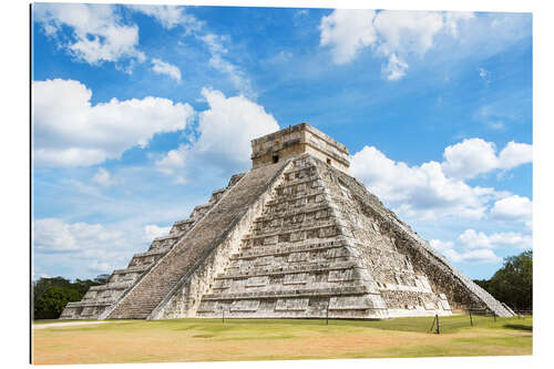 Gallery print El Castillo pyramid, Chichen Itza maya ruins, Mexico