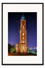 Gerahmter Kunstdruck Simon Loschen Leuchtturm