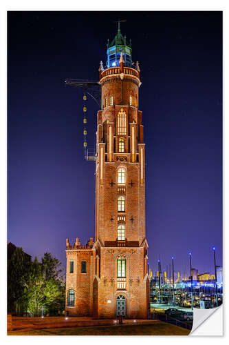 Selvklebende plakat Simon Loschen lighthouse