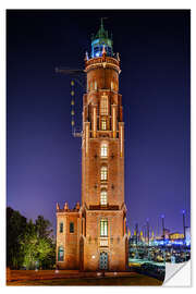 Selvklebende plakat Simon Loschen lighthouse