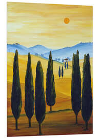 Foam board print Longing for Tuscany