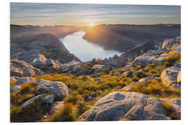 Foam board print Lysefjord