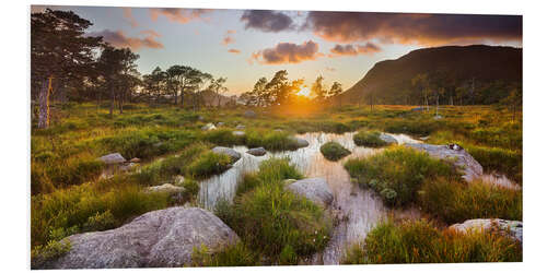 Foam board print Norwegian Landscape III