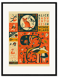 Framed art print Alice in Wonderland