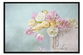 Gerahmter Kunstdruck pastell spring