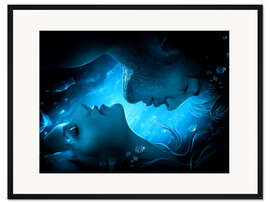 Gerahmter Kunstdruck Frozen diamonds