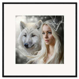 Framed art print Winter somewhere